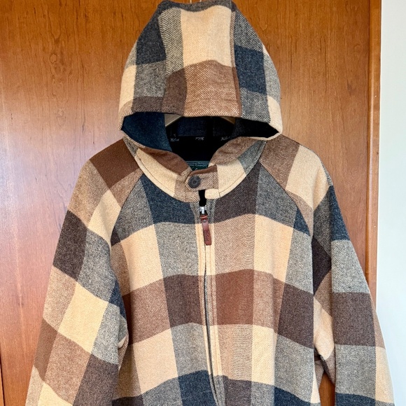 Vintage Woolrich Hooded Zip-up Coat
